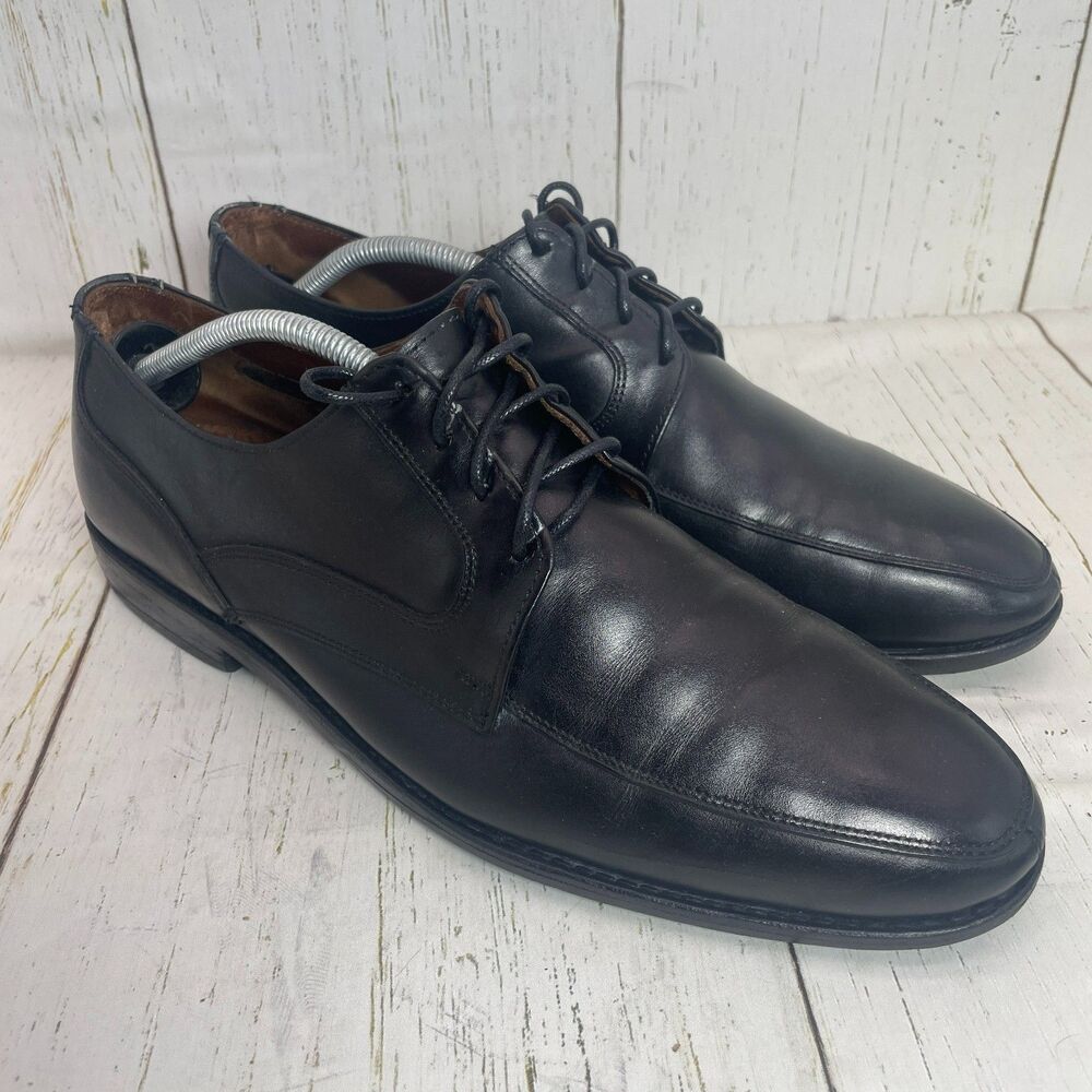 Allen Edmonds Mens Dress Shoes Montgomery Split Toe Black Lace Up Size US 12 D